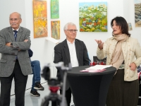 ?VF Pr?sident Anselm Wunderer, LM-Vorsitzender Siegi Lindenmayr, Wiener Kulturstadtr?tin Veronica Kaup-Hasler
