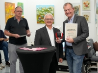 Heinz Hanka erh?lt auch seinen Preis - 2. Platz Creativ und Color, 3. Platz Kombination